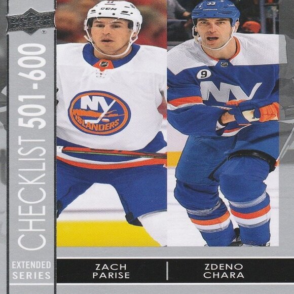 Checklist Card - 2021/2022 Upper Deck Extended Series 501-600 - Card Number 699 - Picture 1 of 2